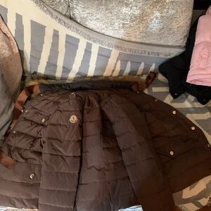 Moncler Black Jacket with Logo